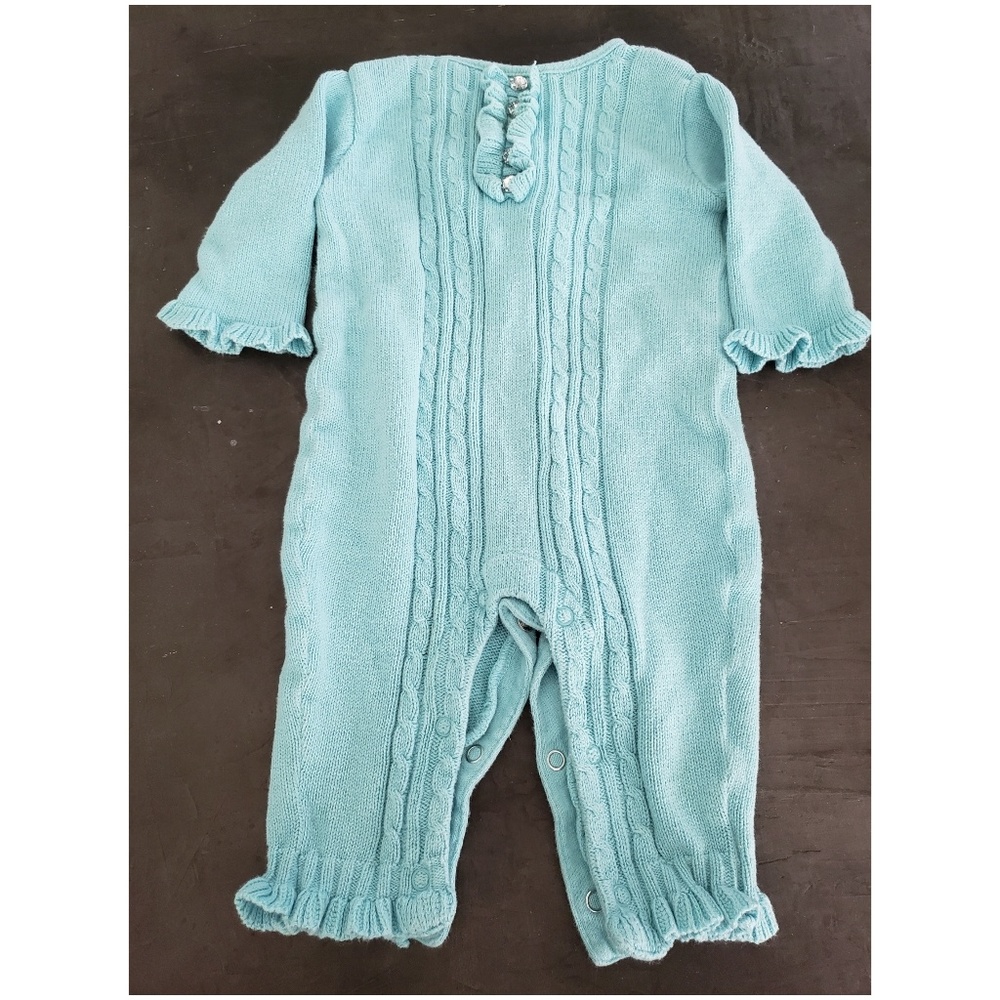 NEW LISTING!! Teal/aqua sweater jumpsuit